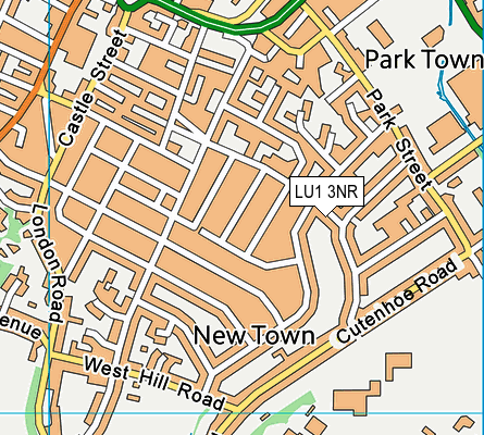 LU1 3NR map - OS VectorMap District (Ordnance Survey)