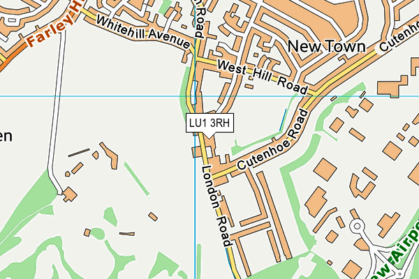 LU1 3RH map - OS VectorMap District (Ordnance Survey)