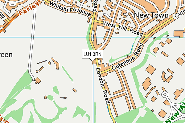 Stockwood Park Rfc map (LU1 3RN) - OS VectorMap District (Ordnance Survey)