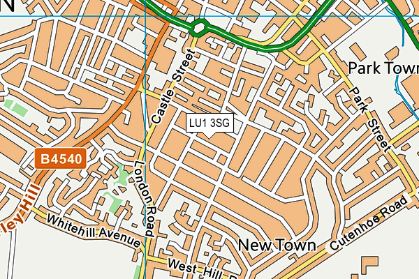 LU1 3SG map - OS VectorMap District (Ordnance Survey)