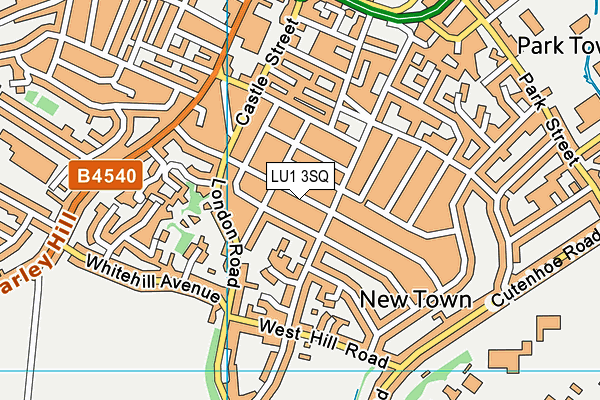 LU1 3SQ map - OS VectorMap District (Ordnance Survey)