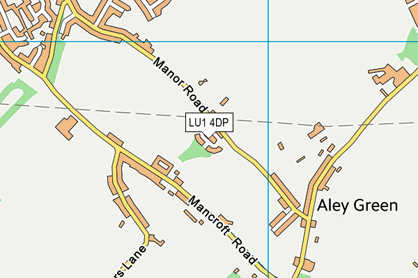 LU1 4DP map - OS VectorMap District (Ordnance Survey)