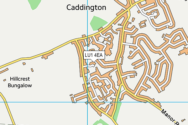 LU1 4EA map - OS VectorMap District (Ordnance Survey)