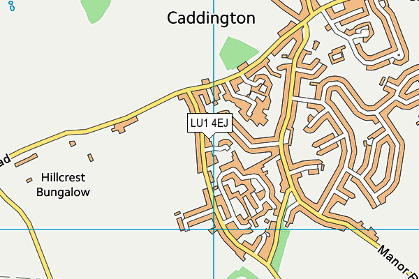 LU1 4EJ map - OS VectorMap District (Ordnance Survey)