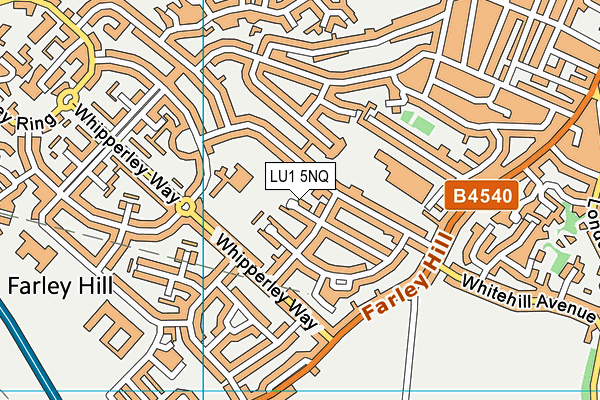 LU1 5NQ map - OS VectorMap District (Ordnance Survey)