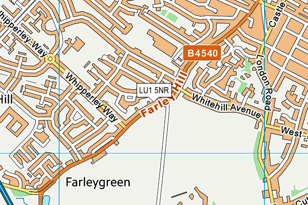 LU1 5NR map - OS VectorMap District (Ordnance Survey)