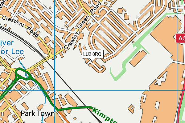 LU2 0RQ map - OS VectorMap District (Ordnance Survey)