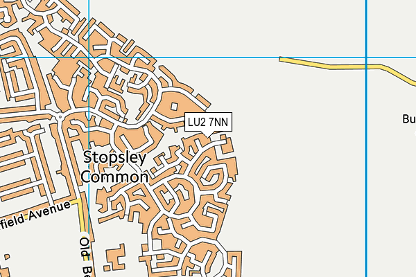 LU2 7NN map - OS VectorMap District (Ordnance Survey)
