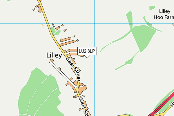 LU2 8LP map - OS VectorMap District (Ordnance Survey)