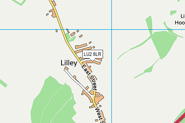 LU2 8LR map - OS VectorMap District (Ordnance Survey)