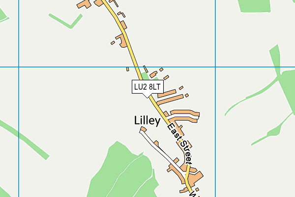 LU2 8LT map - OS VectorMap District (Ordnance Survey)