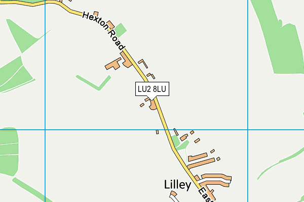 LU2 8LU map - OS VectorMap District (Ordnance Survey)