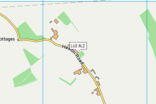 LU2 8LZ map - OS VectorMap District (Ordnance Survey)