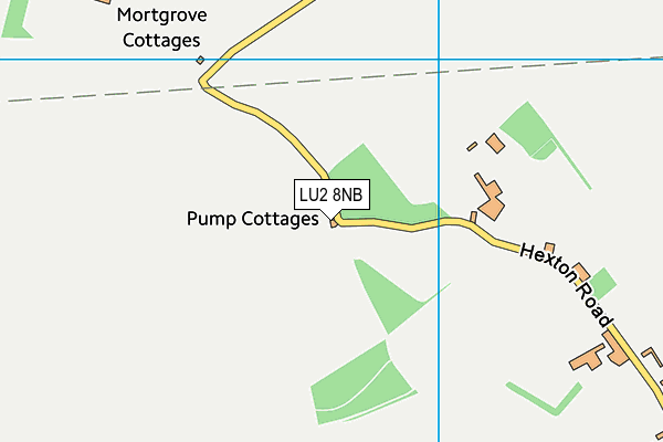 LU2 8NB map - OS VectorMap District (Ordnance Survey)