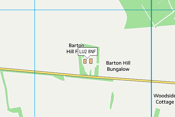 LU2 8NF map - OS VectorMap District (Ordnance Survey)