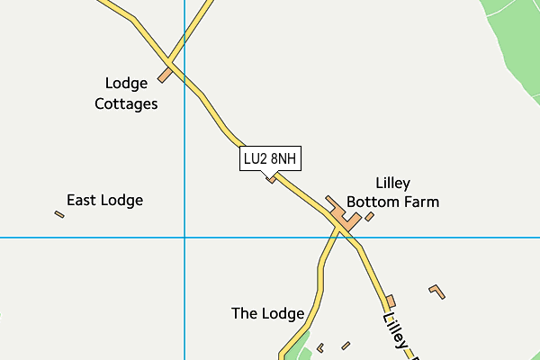 LU2 8NH map - OS VectorMap District (Ordnance Survey)