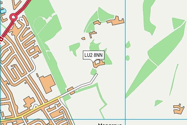 LU2 8NN map - OS VectorMap District (Ordnance Survey)