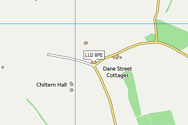 LU2 8PE map - OS VectorMap District (Ordnance Survey)