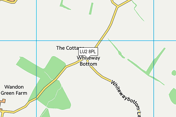 LU2 8PL map - OS VectorMap District (Ordnance Survey)