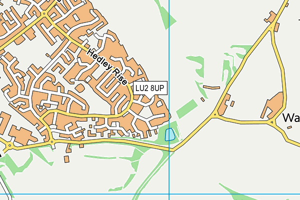 LU2 8UP map - OS VectorMap District (Ordnance Survey)