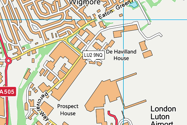 LU2 9NQ map - OS VectorMap District (Ordnance Survey)