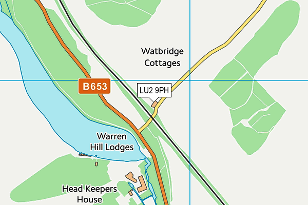 LU2 9PH map - OS VectorMap District (Ordnance Survey)