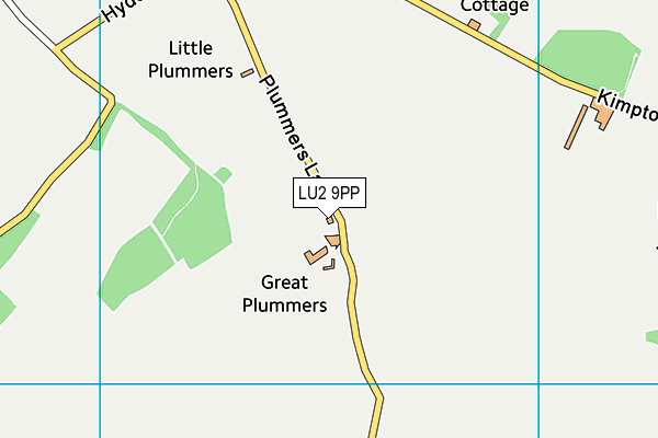 LU2 9PP map - OS VectorMap District (Ordnance Survey)