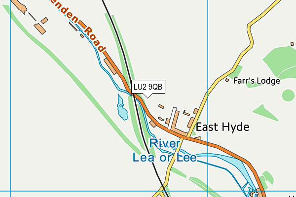 LU2 9QB map - OS VectorMap District (Ordnance Survey)