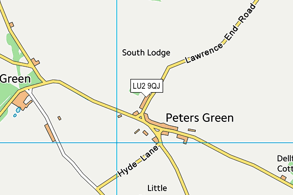 LU2 9QJ map - OS VectorMap District (Ordnance Survey)