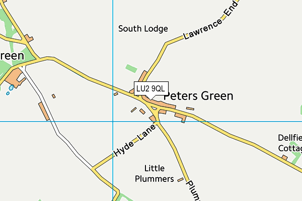 LU2 9QL map - OS VectorMap District (Ordnance Survey)