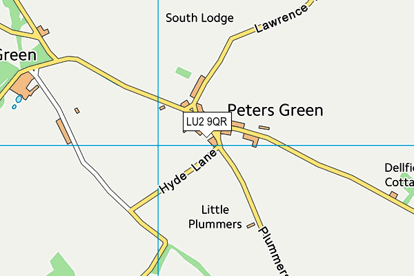 LU2 9QR map - OS VectorMap District (Ordnance Survey)