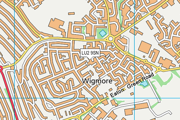 LU2 9SN map - OS VectorMap District (Ordnance Survey)