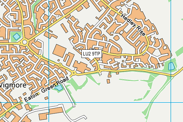 LU2 9TP map - OS VectorMap District (Ordnance Survey)