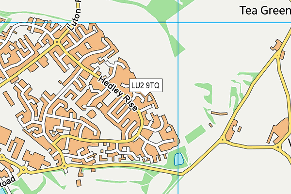 LU2 9TQ map - OS VectorMap District (Ordnance Survey)