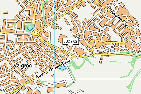 Active Fitness Club (Luton) map (LU2 9XG) - OS VectorMap District (Ordnance Survey)