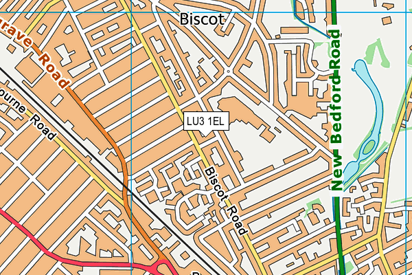 LU3 1EL map - OS VectorMap District (Ordnance Survey)