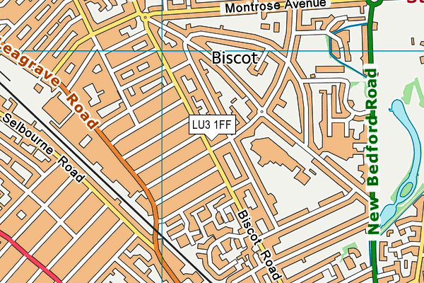 LU3 1FF map - OS VectorMap District (Ordnance Survey)