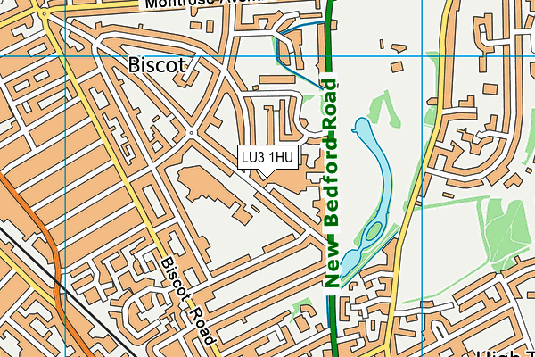 LU3 1HU map - OS VectorMap District (Ordnance Survey)