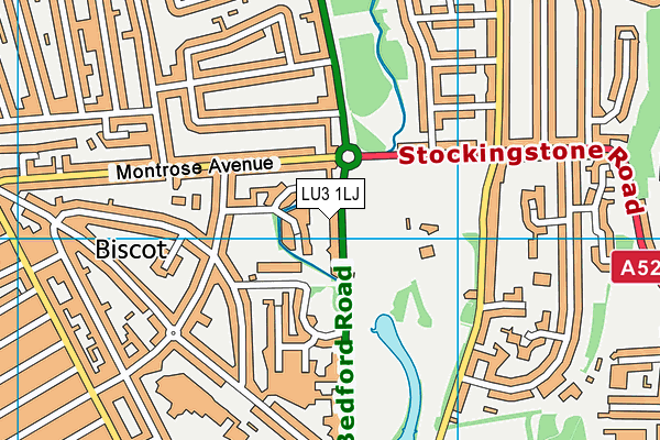 LU3 1LJ map - OS VectorMap District (Ordnance Survey)