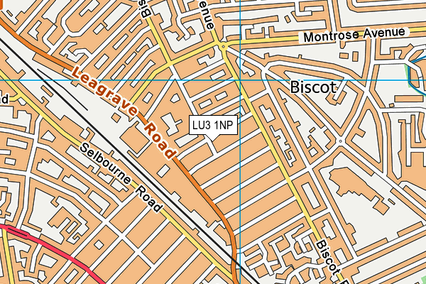 LU3 1NP map - OS VectorMap District (Ordnance Survey)