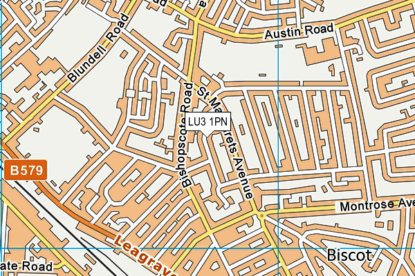 LU3 1PN map - OS VectorMap District (Ordnance Survey)