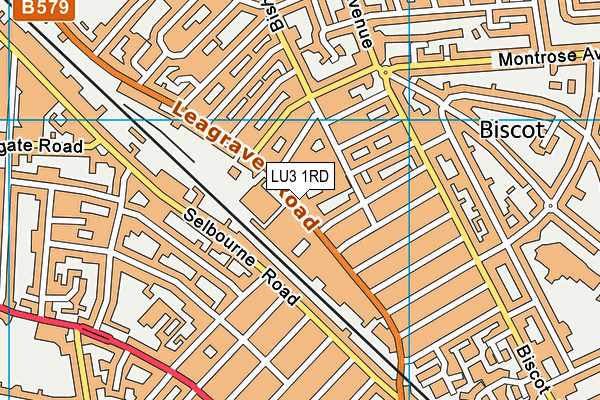 LU3 1RD map - OS VectorMap District (Ordnance Survey)