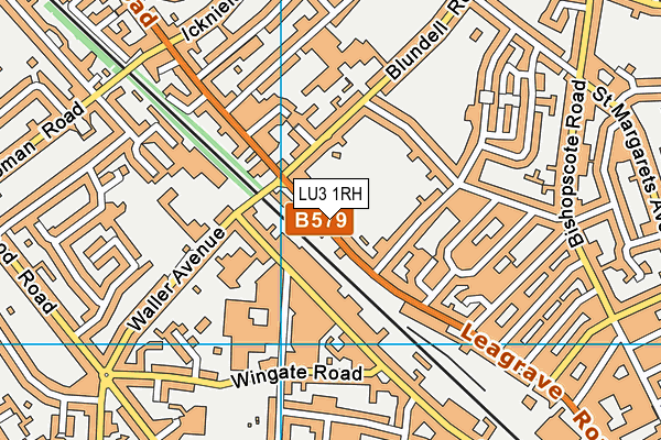 LU3 1RH map - OS VectorMap District (Ordnance Survey)