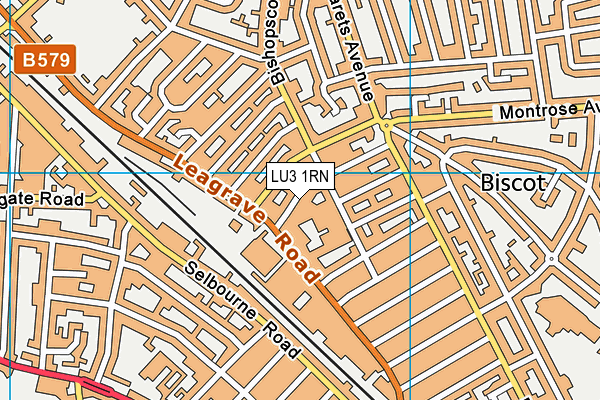 LU3 1RN map - OS VectorMap District (Ordnance Survey)