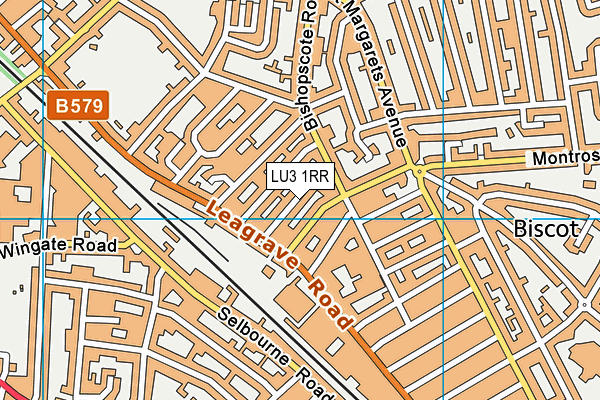 LU3 1RR map - OS VectorMap District (Ordnance Survey)