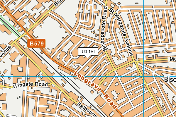 LU3 1RT map - OS VectorMap District (Ordnance Survey)