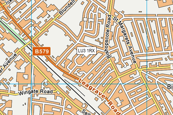 LU3 1RX map - OS VectorMap District (Ordnance Survey)