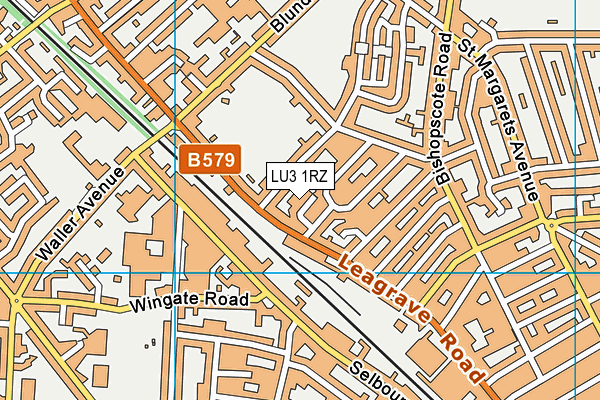 LU3 1RZ map - OS VectorMap District (Ordnance Survey)