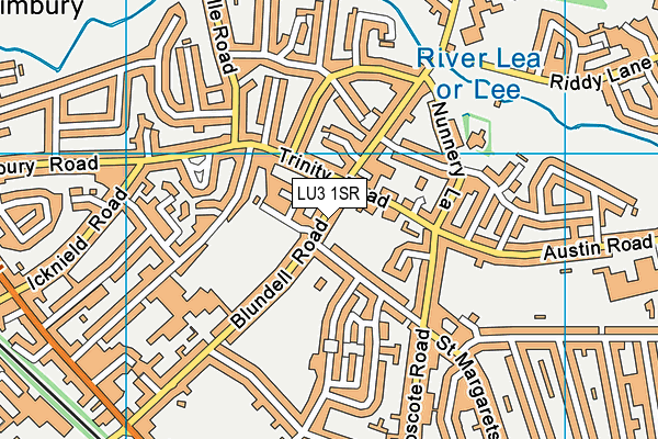 LU3 1SR map - OS VectorMap District (Ordnance Survey)