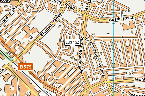 LU3 1SZ map - OS VectorMap District (Ordnance Survey)